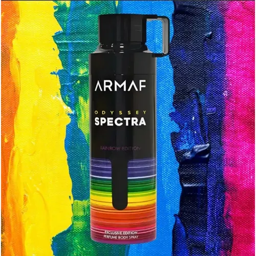 Body Spray Armaf Odyssey Spectra Rainbow Edition Unissex - 200ml  
