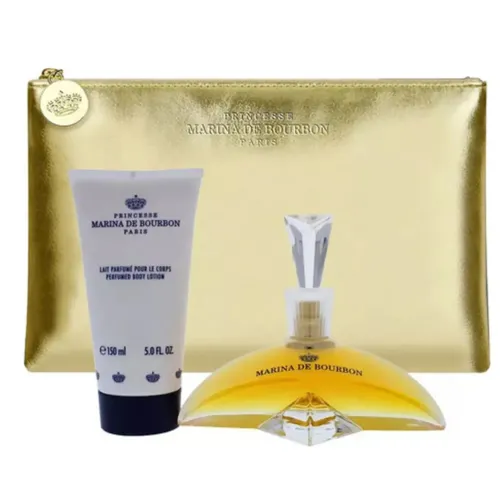 Kit Coffre Marina de Bourbon Classique EDP Feminino 100ml + Body Lotion 100ml + Necessaire 