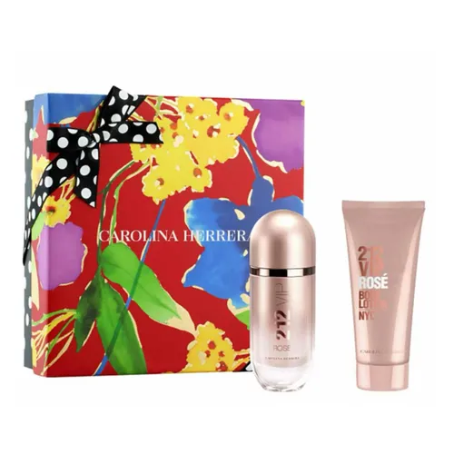 Kit Coffret  212 Vip Rosé EDP 80ml + Creme Corporal 100ml Feminino