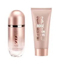 Kit Coffret 212 VIP Rosé EDP Feminino 80ml + Creme Corporal 100ml - imagem 2