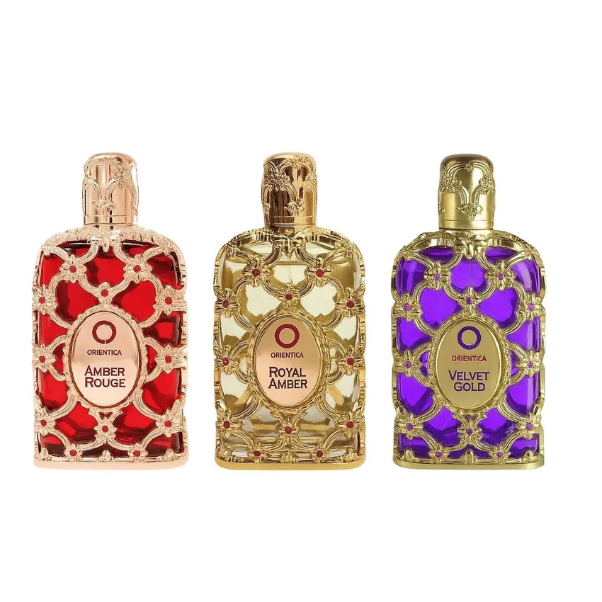 Kit Coffret Orientica Amber Rouge + Royal Amber + Velvet Gold 3x30ml