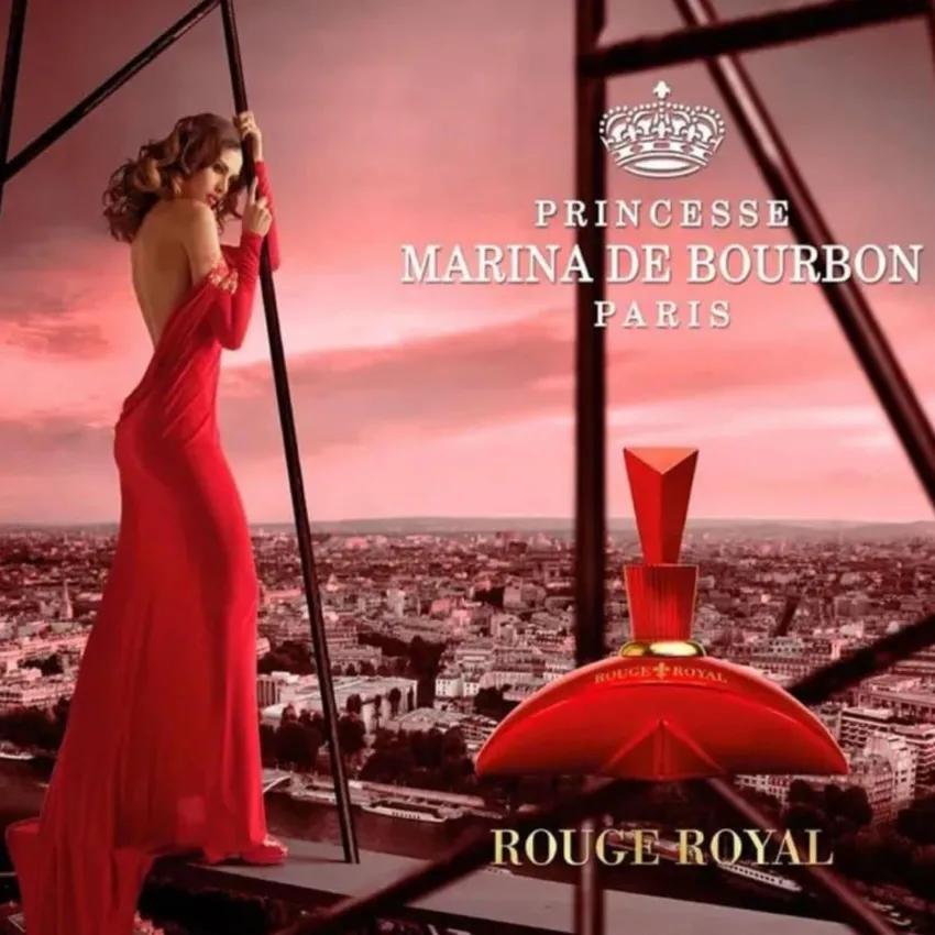 Kit Coffret Marina de Bourbon Rouge Royal EDP Feminino 100ml + Body Lotion 100ml + Necessaire
