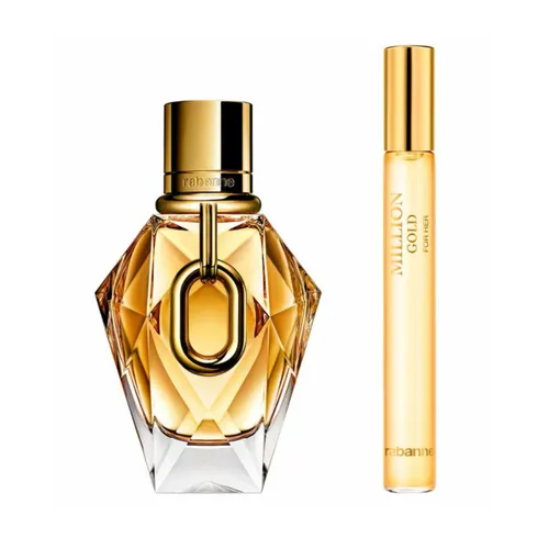 Kit Coffret Million Gold For Her EDP Feminino Refilável 50ml + Travel Size 10ml