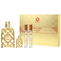 Kit Coffret Orientica Royal Amber EDP 80ml + Miniatura 7,5ml + 2 Travel Size 10ml - imagem 1