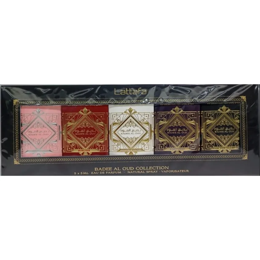 Kit Lattafa Bade'e Al Oud Collection Mini EDP 5 x 5ml