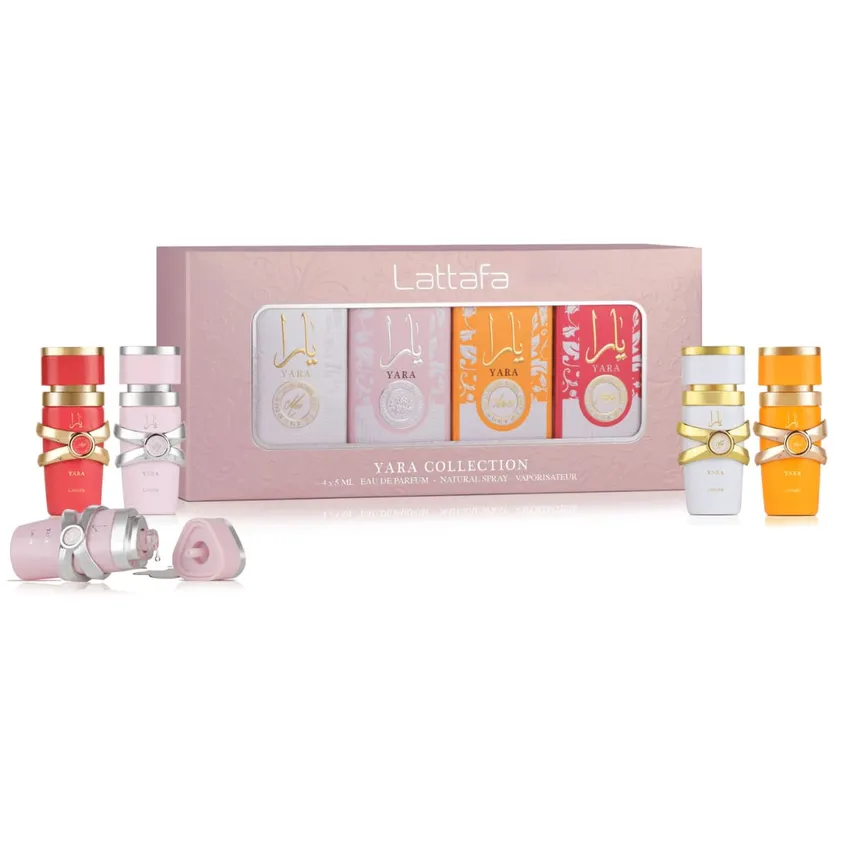 Kit Lattafa Yara Collection Miniaturas 4 x 5ml