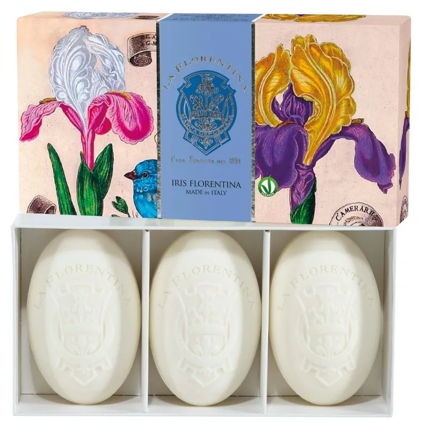 Kit Sabonete em Barra La Florentina Iris Florentina 3 x 150g