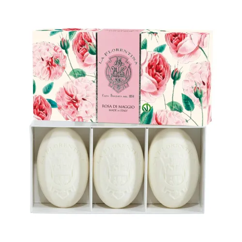 Kit Sabonete em Barra La Florentina Rosa de Maio - 3 x 150g 