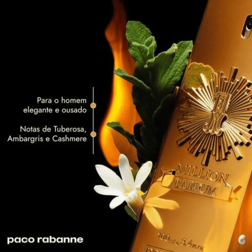 Perfume 1 Million Parfum Masculino Rabanne 200ml