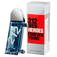 Perfume 212 Men Heroes Forever Young EDT Masculino Carolina Herrera 150ml - imagem 1