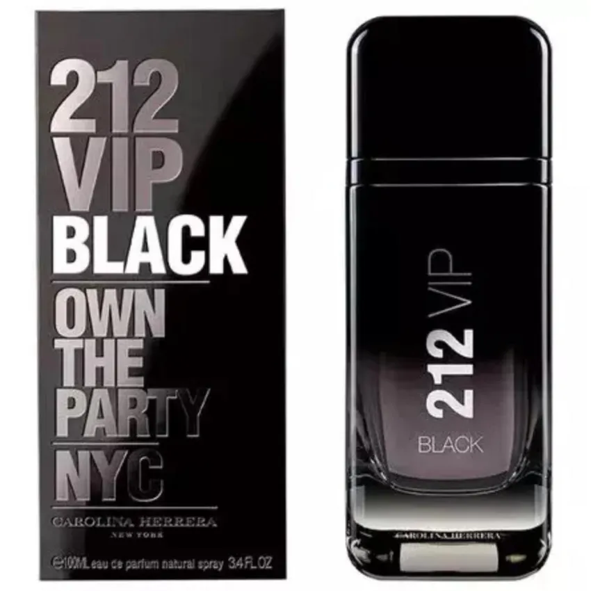 Perfume 212 VIP Black EDP Masculino Carolina Herrera 100ml