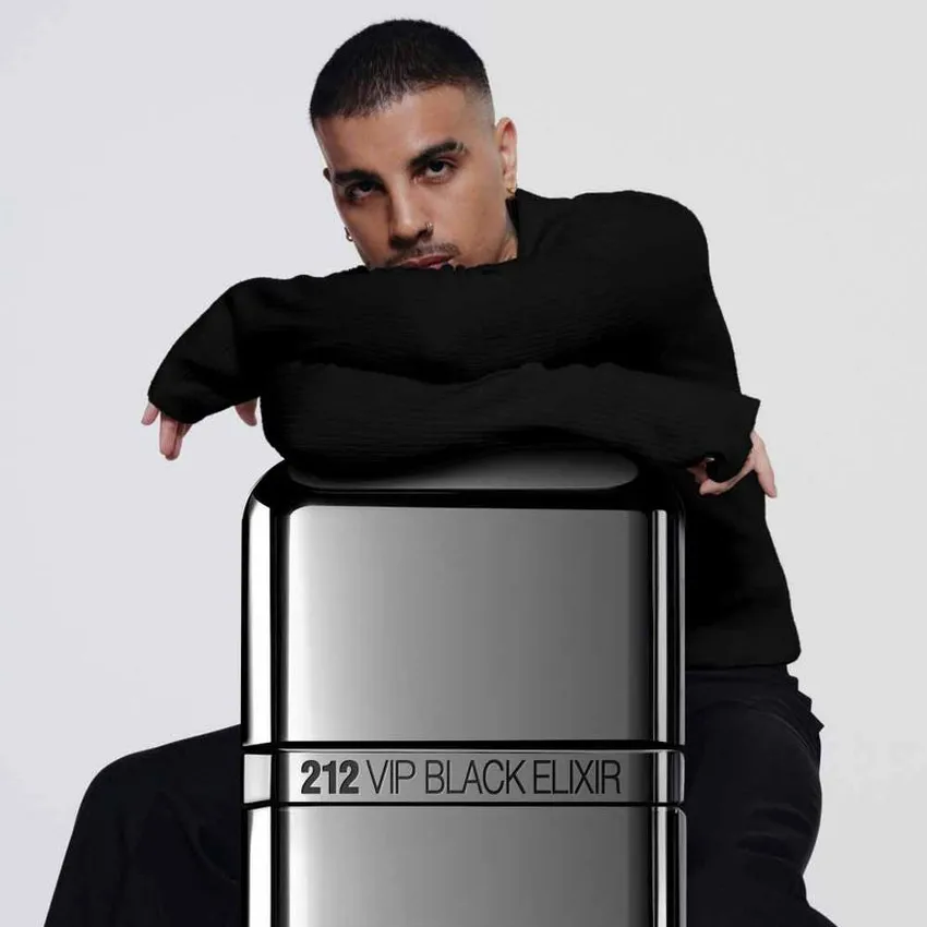 Perfume 212 VIP Black Elixir EDP Masculino Carolina Herrera 100ml