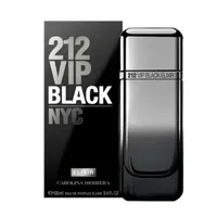 Perfume 212 VIP Black Elixir EDP Masculino Carolina Herrera 100ml - imagem 1