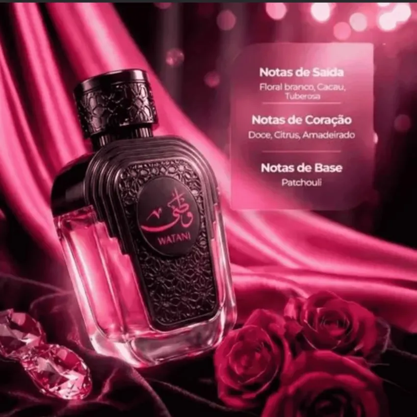 Perfume Árabe Watani Pink EDP Feminino Al Wataniah 100ml