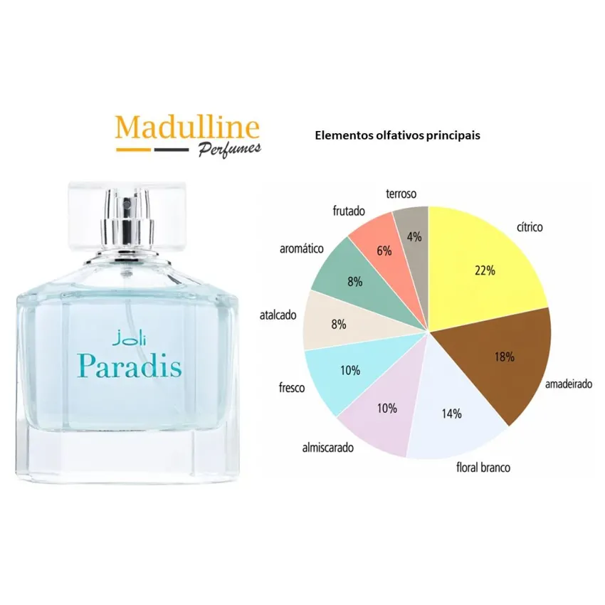Perfume Joli Paradis EDP Feminino Joli Joli Parfums 100ml