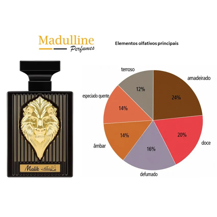 Perfume Árabe Malik EDP Unissex Assala 100ml