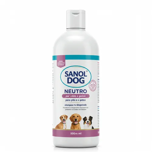 Shampoo Sanol Dog Neutro para Cães e Gatos – 500ml