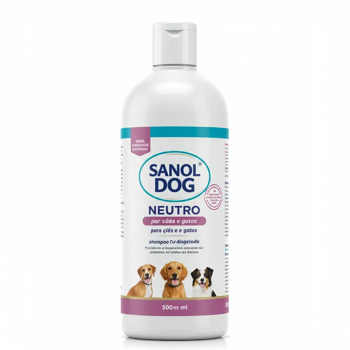 Shampoo Sanol Dog Neutro para Cães e Gatos – 500ml