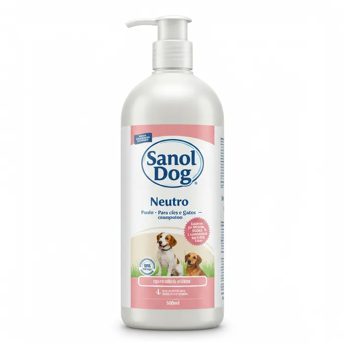 Shampoo Sanol Dog Neutro para Cães e Gatos – 500ml