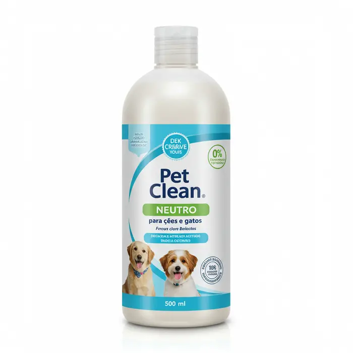 Shampoo Pet Clean Neutro para Cães e Gatos – 500ml