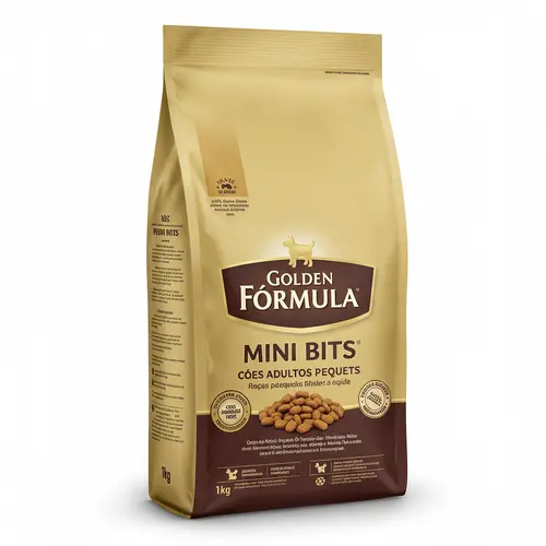 Ração Seca Golden Fórmula Mini Bits para Cães Adultos Raças Pequenas – 1kg