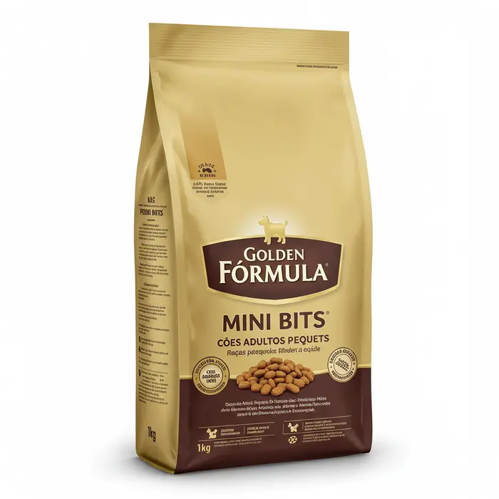 Ração Seca Golden Fórmula Mini Bits para Cães Adultos Raças Pequenas – 1kg