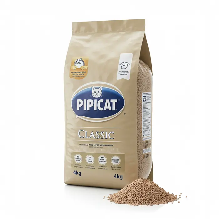 Areia Higiênica Pipicat Classic para Gatos – 4kg