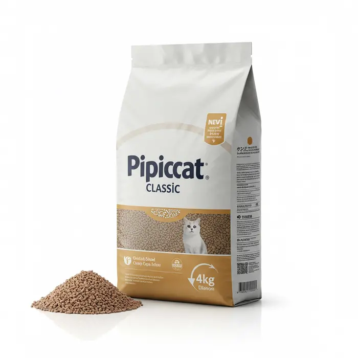 Areia Higiênica Pipicat Classic para Gatos – 4kg
