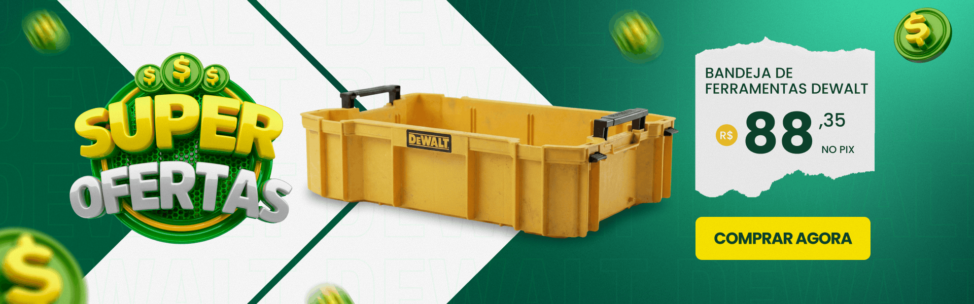 Banner Bandeja Profunda Dewalt