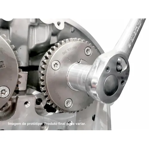 Soquete com encaixe especial (com 1 dente externo) para girar as árvores de comando de válvulas raven 111053