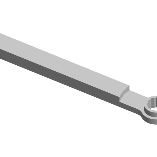 Chave 12 mm estriada com rebaixo, para parafuso da polia que move a correia dentada de acionamento da bomba d’água raven 111055