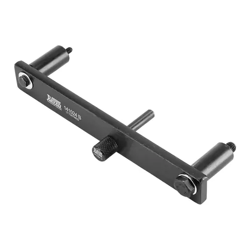 Ferramenta para manter a polia da árvore de manivelas corretamente posicionada durante a instalação do parafuso da polia raven 141024