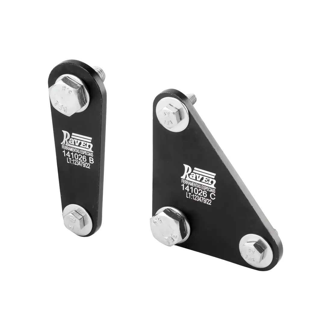 Par de gabaritos para alinhar o cabeçote em relação ao bloco do motor Fiat / Stellantis GSE 1.0 12V (3 cils.) MultiAir turbo T200 raven 141026