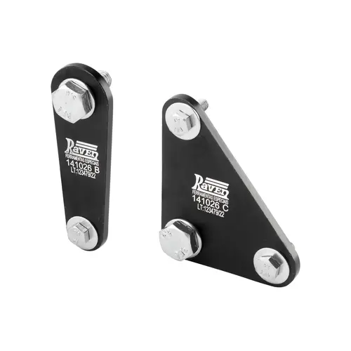 Par de gabaritos para alinhar o cabeçote em relação ao bloco do motor Fiat / Stellantis GSE 1.0 12V (3 cils.) MultiAir turbo T200 raven 141026