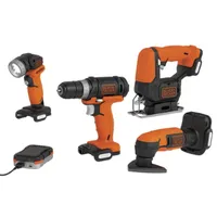 Kit de Ferramentas à Bateria 12V Lítion 4 em 1 GoPak - BLACK DECKER-BDCK502C1-B3 - imagem 1