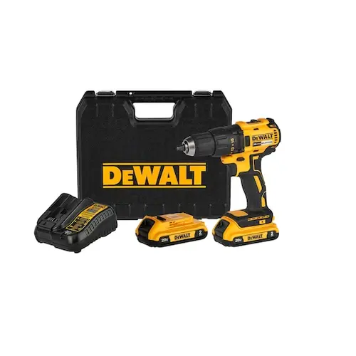 Parafusadeira/Furadeira de Impacto Brushless 1/2 Pol. com 2 Baterias 20V Li-Ion Carregador Bivolt e Maleta - DEWALT DCD7781D2-BR