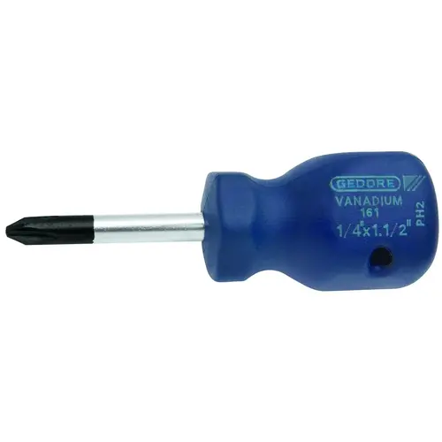 Chave de Fenda Cruzada  (Phillips) Toco 1/4" x 1.1/2" - GEDORE