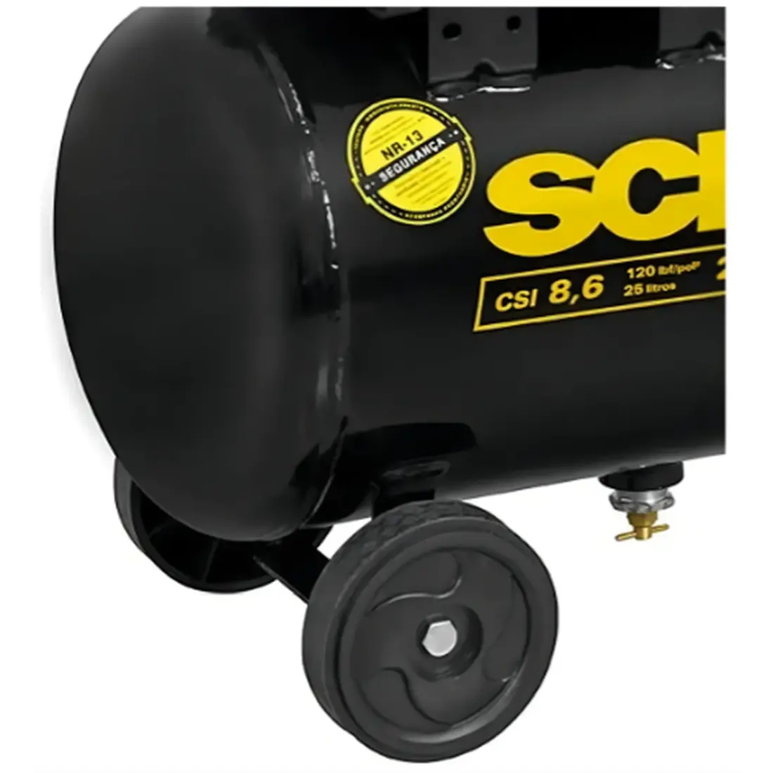 COMPRESSOR DE AR PRATIC AIR 127V CSA 8,5/25 - SCHULZ  - imagem 2