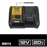 Kit com 2 Baterias 5Ah 20V Max Li-Ion Carregador Bivolt e Bolsa - DEWALT DCB205C2K - imagem 5