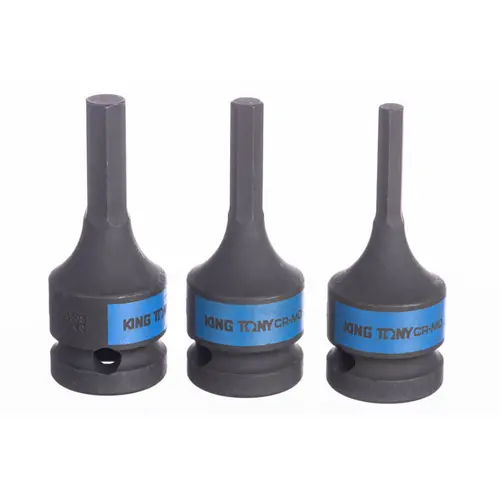 Jogo soquetes Allen de impacto 1/2" 8 Pçs 4418MP King Tony