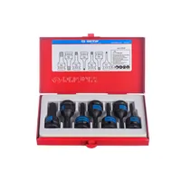 Jogo Soquetes torx curto impacto 1/2" 7 pçs 4417PP King Tony - imagem 5