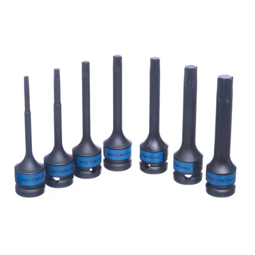 Jogo soquete impacto longo Torx 1/2" 7pçs 4467PP King Tony