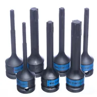 Jogo soquete impacto longo Torx 1/2" 7pçs 4467PP King Tony - imagem 2