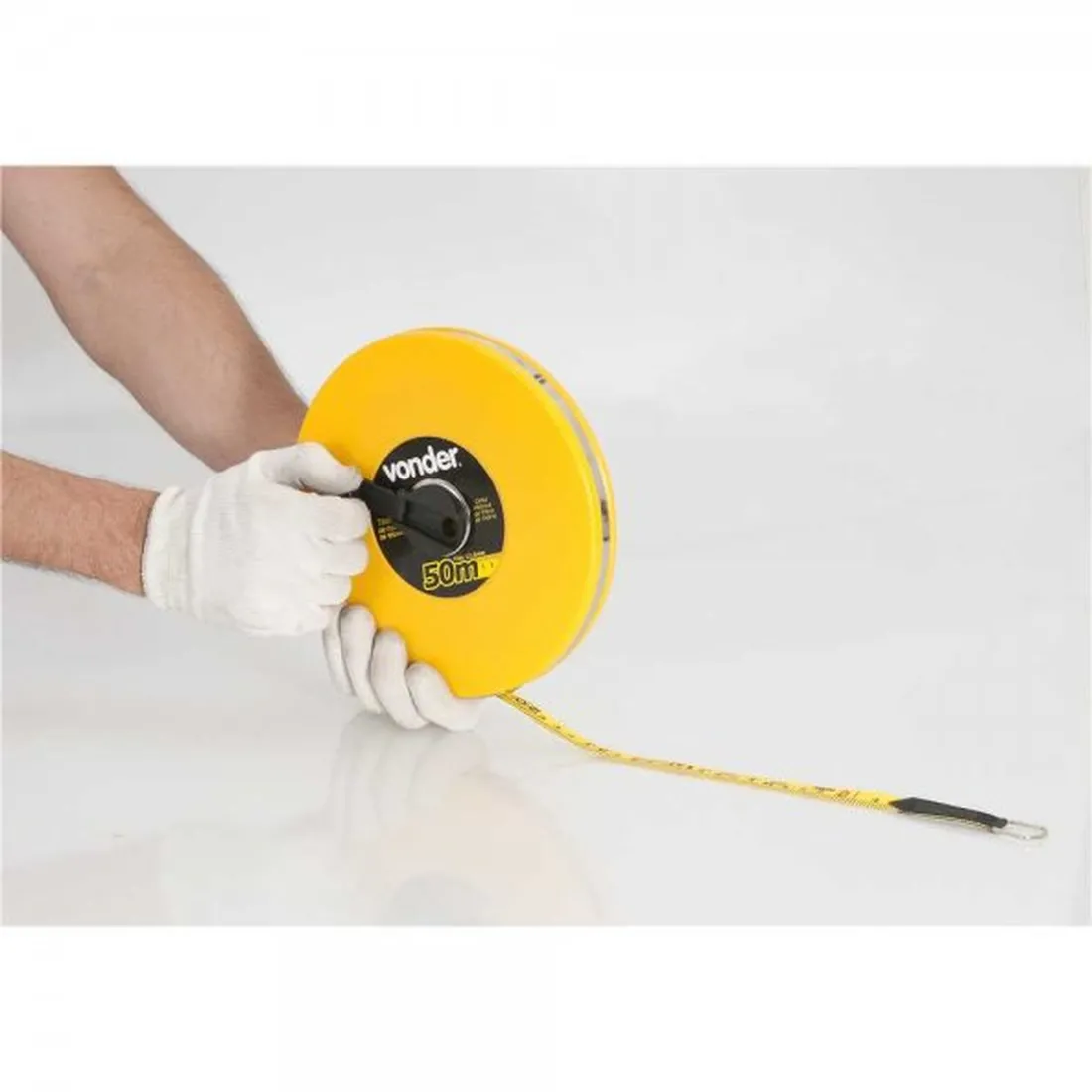 Trena de fibra de vidro 50m caixa ABS - 3869500650 Vonder