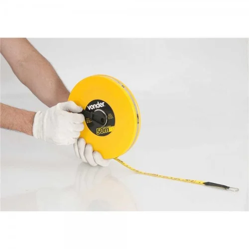 Trena de fibra de vidro 50m caixa ABS - 3869500650 Vonder