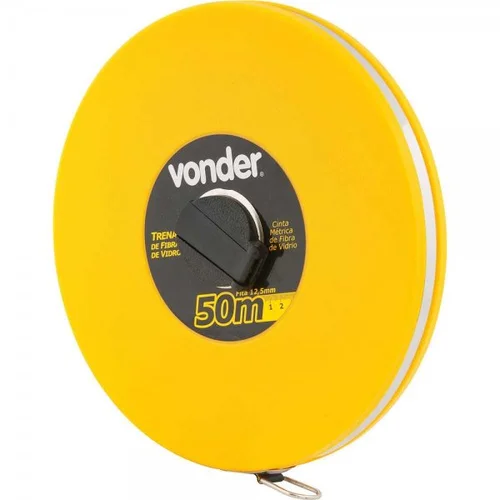 Trena de fibra de vidro 50m caixa ABS - 3869500650 Vonder