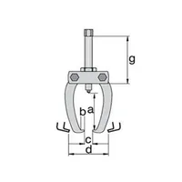 SACA POLIA 8" TRES GARRAS 8565-4 GEDORE - imagem 1