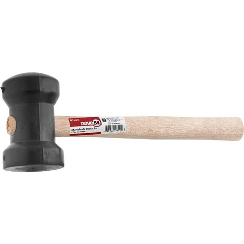 Martelo de Borracha Preto 60mm - 3079600004 - NOVE 54 Martelo de Borracha Preto 60mm - 3079600004 - NOVE 54