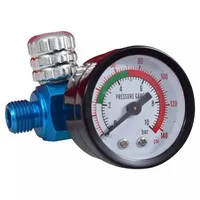 REGULADOR PRESSAO AR PEQUENO ALUMINIO PRO-30 PDR - imagem 1