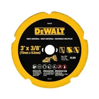 DISCO DE CORTE DIAMANTADO 3"X3/8 MULTIMATERIAL DW8530-DEWALT - imagem 1